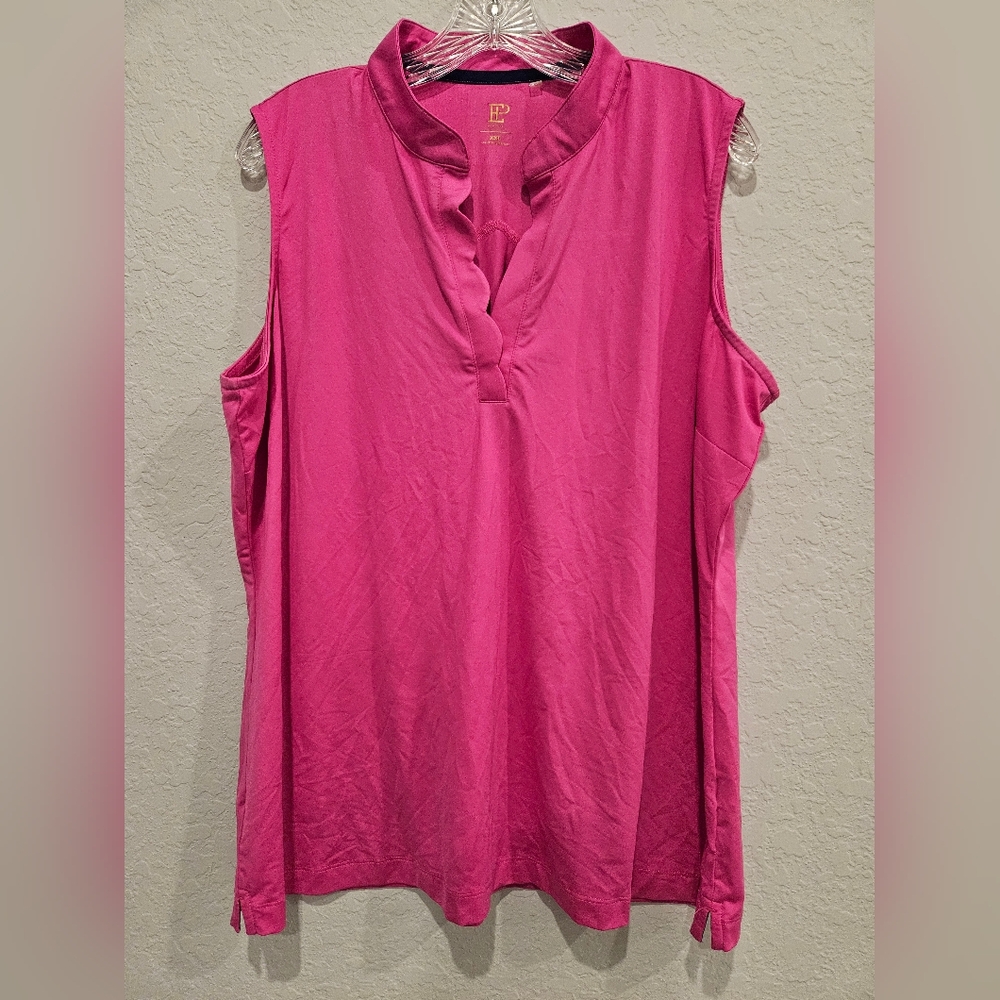 EP Pro Mock Sleeveless Golf Polo Size XXL